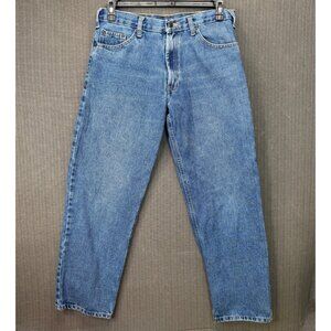 RK Brand Mens Size 33X30 Blue Original Workwear Straight Fit Denim Jeans